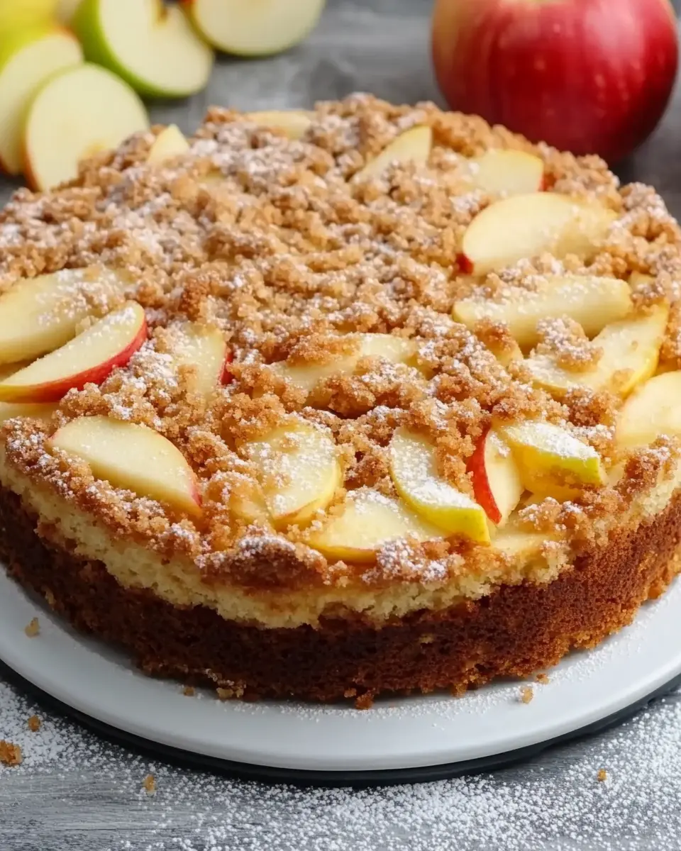 Apfel Quark Kuchen: Juicy Cake with Easy Cinnamon Crumble