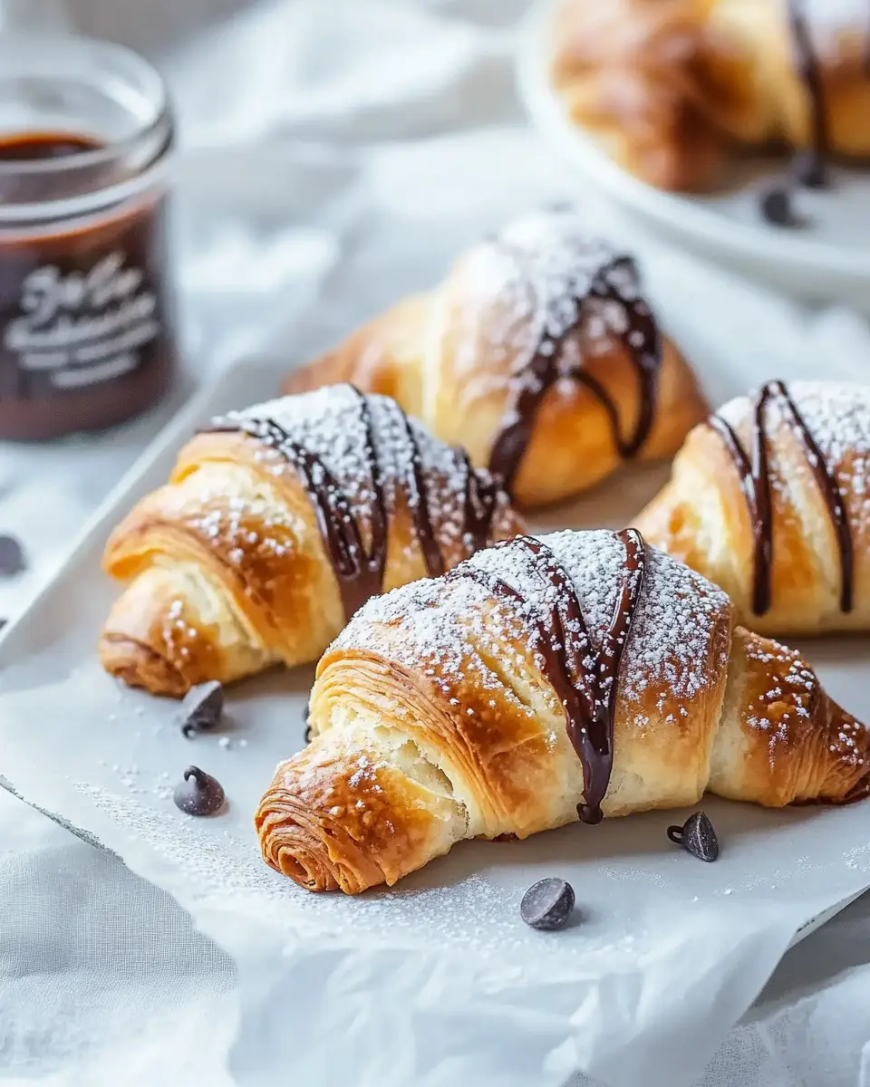 Schokohörnchen mit Nutella: Fluffig & Unwiderstehlich Lecker!