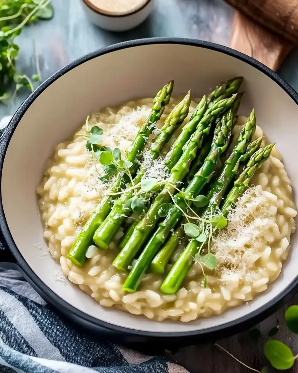Spargelrisotto mit grünem Spargel – Bestes Rezept für Genuss