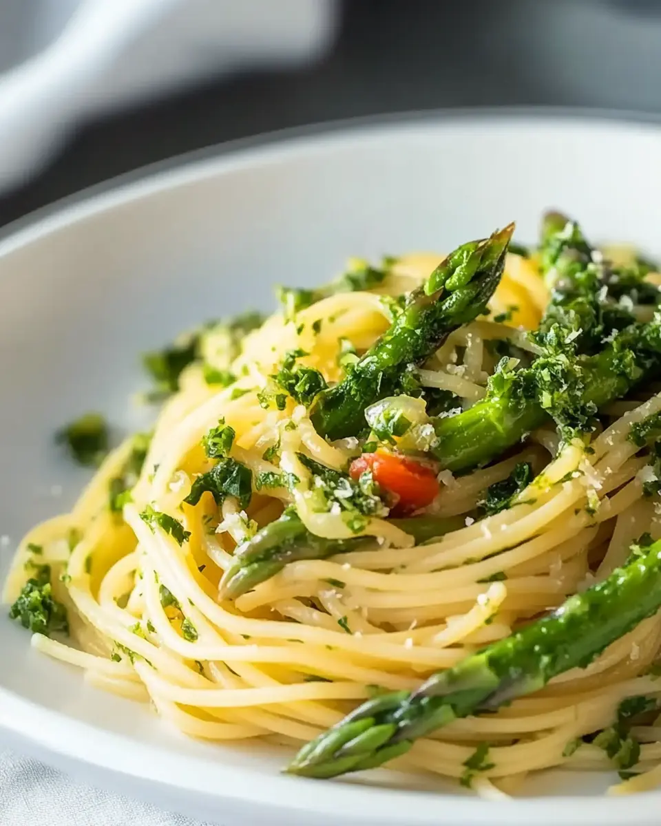 Spaghetti mit grünem Spargel: Irresistibly Fresh Gremolata Recipe