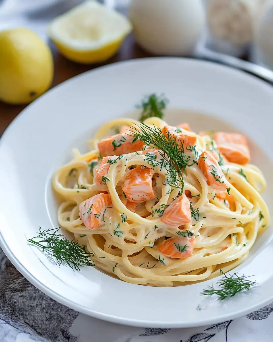 Nudeln mit Lachs Sahne Soße: A Comforting Creamy Dream