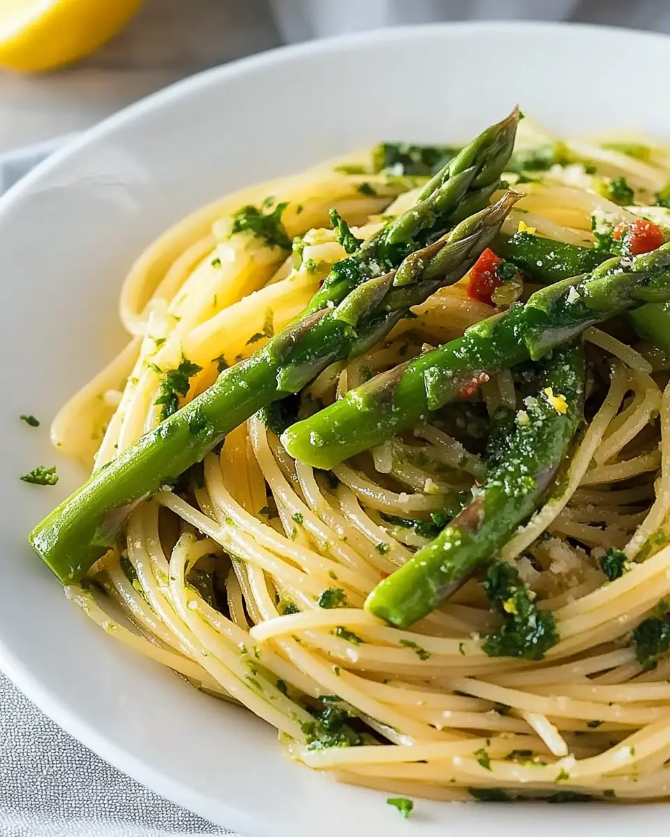 Spaghetti mit grünem Spargel: Irresistibly Fresh Gremolata Recipe 5
