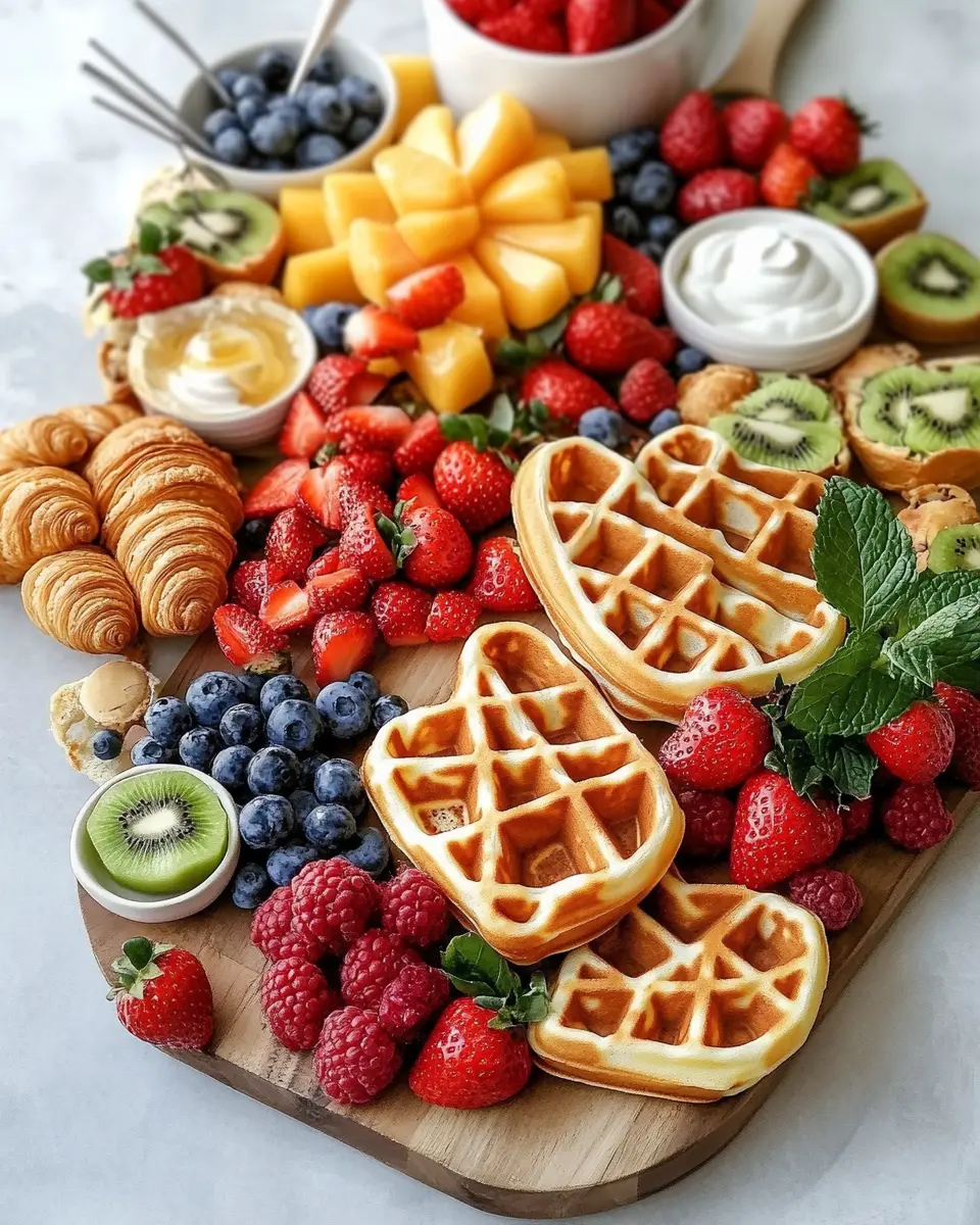 Brunch Board mit Herz Waffeln: 7 Indulgent, Creative Ideas 6 tz5uj76ua0kgo98noint