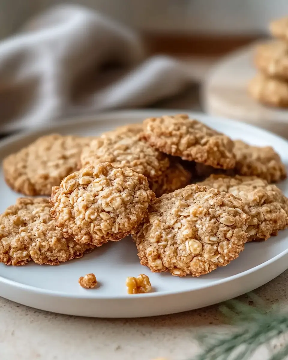 Haferflocken Walnusstaler: Einfaches & Knuspriges Genussrezept