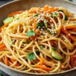 Asiatischer Spaghettisalat mit Sojasauce Rezept First Image First Image