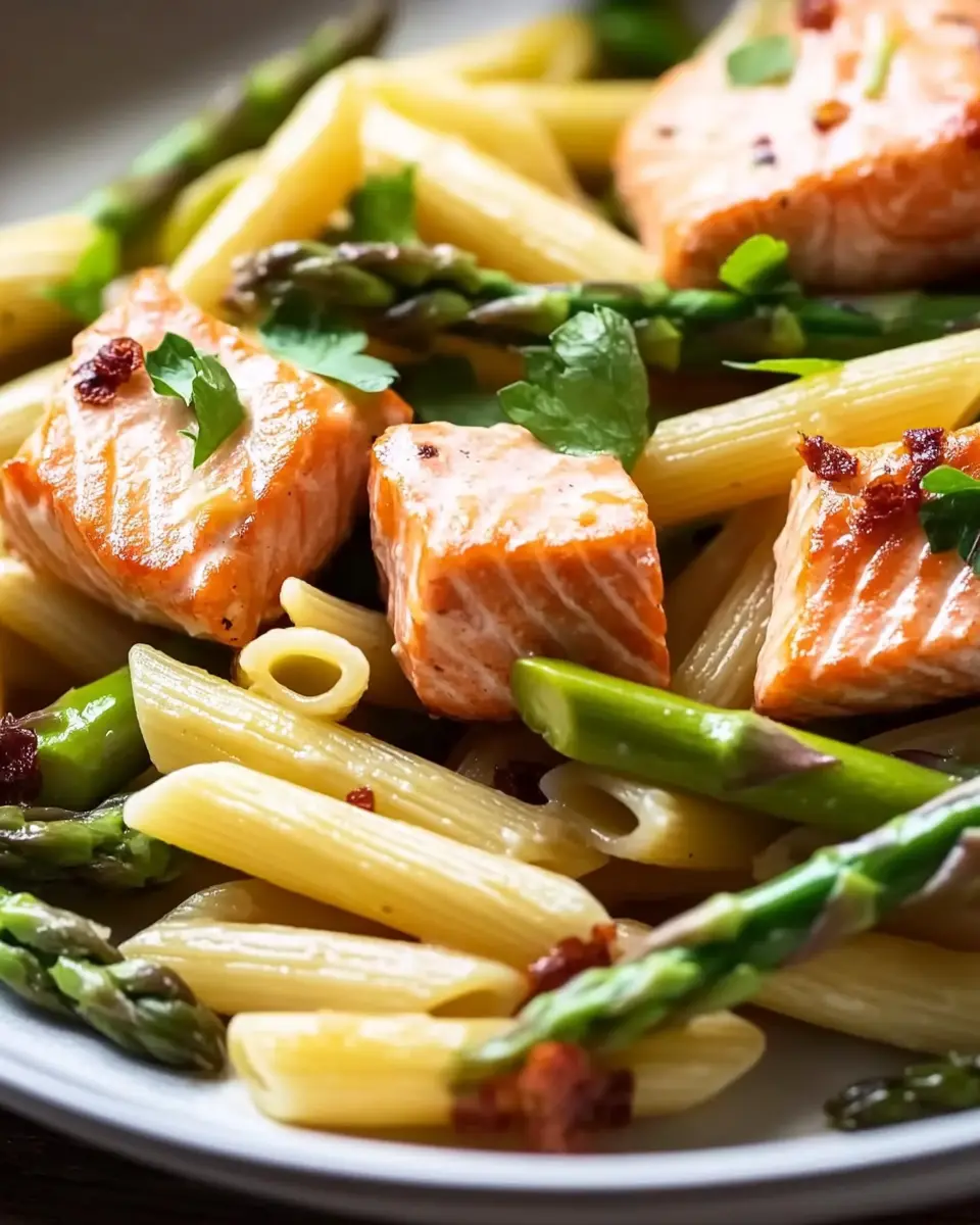 Marinierte Lachswürfel mit grünem Spargel: Einfach & Lecker!