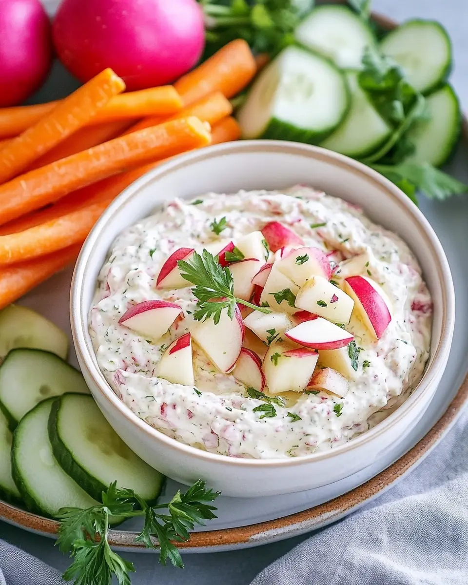 Leichter Radieschen Dip: Easy Apple & Cream Cheese Delight 6 srzfgehui2y1yrrv5jjg
