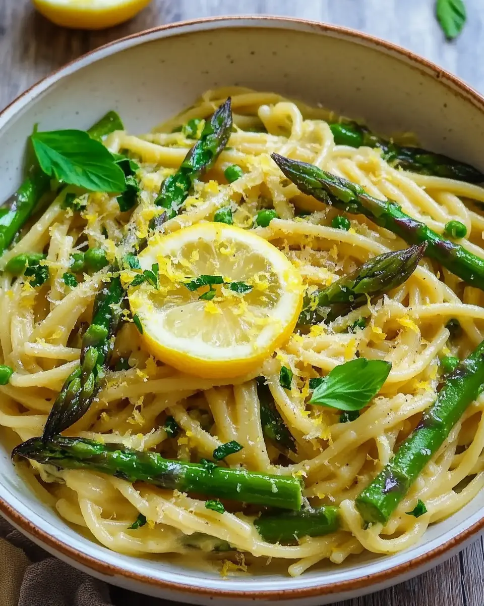 Grüner Spargel Zitronen Pasta - Bestes Rezept for Fresh Flavor! 5
